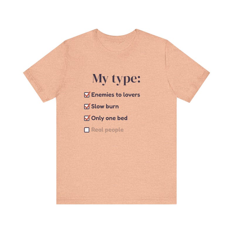Funny Book Lover T-Shirt, Enemies to Lovers Trope Tee, Bookworm Gift image 3
