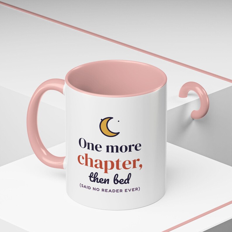 One More Chapter Then Bed Mug, Book Lover Coffee Mug, Bookish Gift for Reader, Bookworm Cup image 18