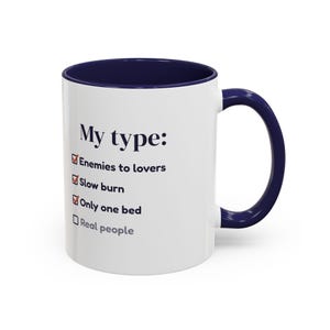 Book Lover Mug, Trope Checklist Coffee Cup, Reader Gift (11 oz) image 9