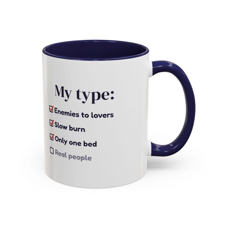 Book Lover Mug, Trope Checklist Coffee Cup, Reader Gift (11 oz) image 9