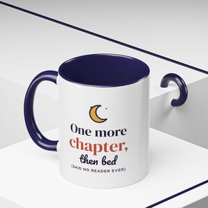 One More Chapter Then Bed Mug, Book Lover Coffee Mug, Bookish Gift for Reader, Bookworm Cup image 12