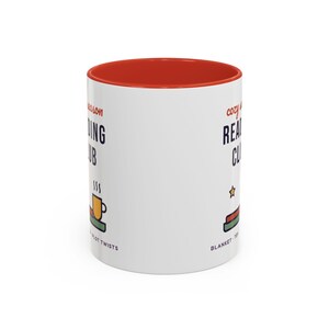 Cozy Season Reading Club Mug, Book Lover Gift, Plot Twist Design (11 oz Ceramic) image 19