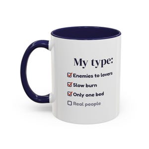 Book Lover Mug, Trope Checklist Coffee Cup, Reader Gift (11 oz) image 10