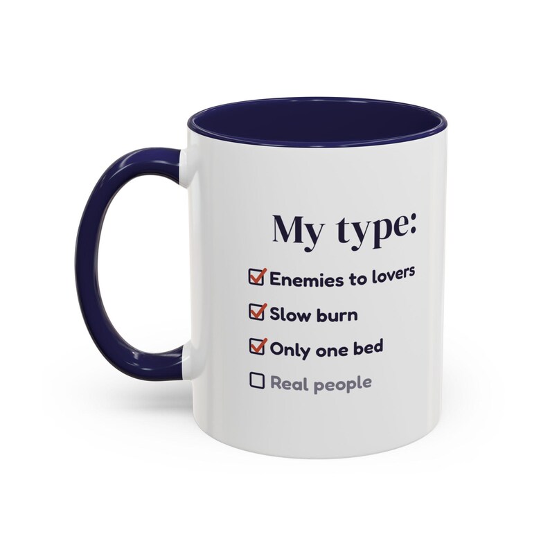 Book Lover Mug, Trope Checklist Coffee Cup, Reader Gift (11 oz) image 10