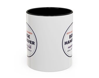 Book Hangover Recovery Club Mug, Book Lover Gift, Reader Coffee Cup
