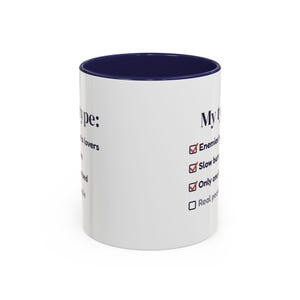 Book Lover Mug, Trope Checklist Coffee Cup, Reader Gift (11 oz) image 8