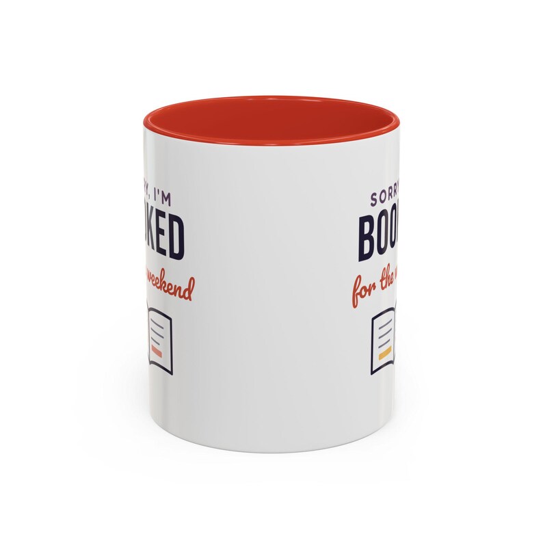 Booked for the Weekend Mug, Book Lover Coffee Mug, Bookish Gift for Reader, Bookworm Cup image 19
