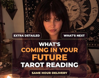 Toekomst Tarot Lezing binnen hetzelfde uur | Wat staat u te wachten, Liefdes- en Carrièrevoorspelling, Extra gedetailleerd