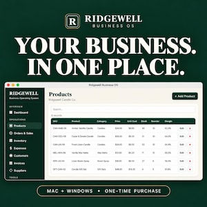 Ridgewell Business OS | Umfassende Business-Software für Mac & Windows