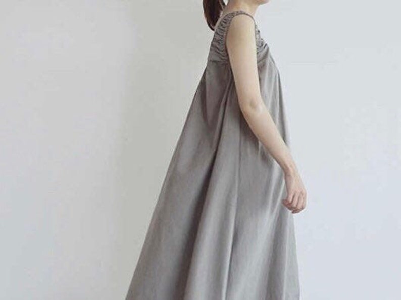 Sleeveless linen dress - Etsy 日本