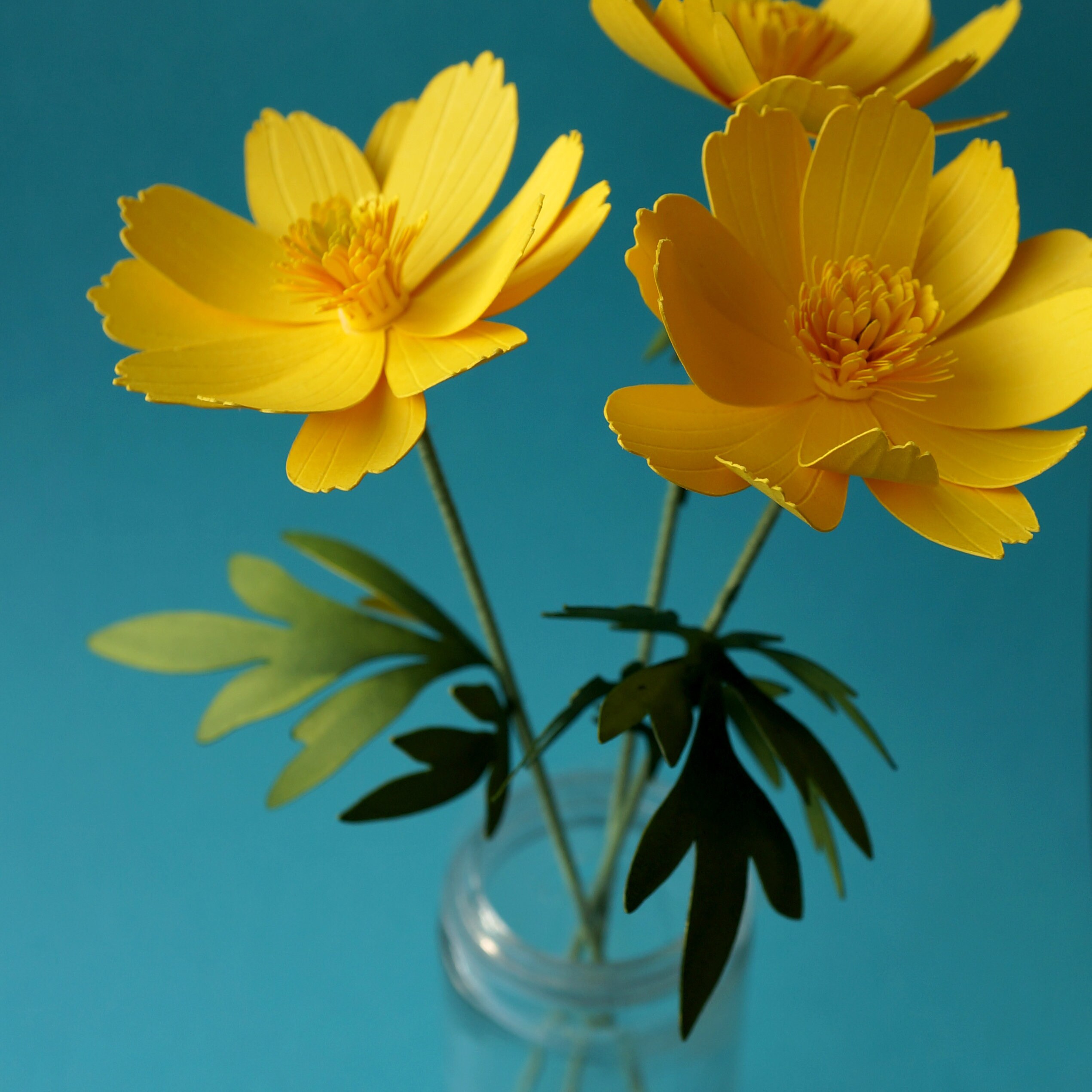 Download 3d Paper Flower Svg Dwarf Cosmos Svg Template For Cricut Or Etsy