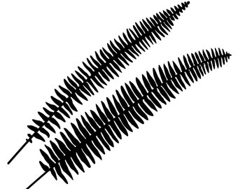 Fern Leaf SVG, Sword Fern Cutting Files for Cutting Machines or Hand Cutting