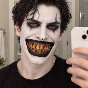 Bloody Clown FX Teeth, Horror Halloween Costume Accessory