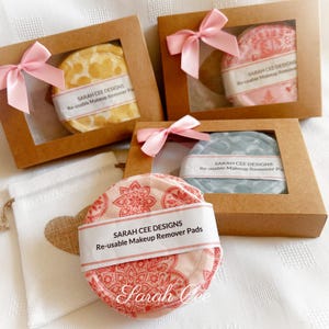 Reusable Makeup Remover Pads: Eco-Friendly Cotton Cleansing Wipes Gift Set