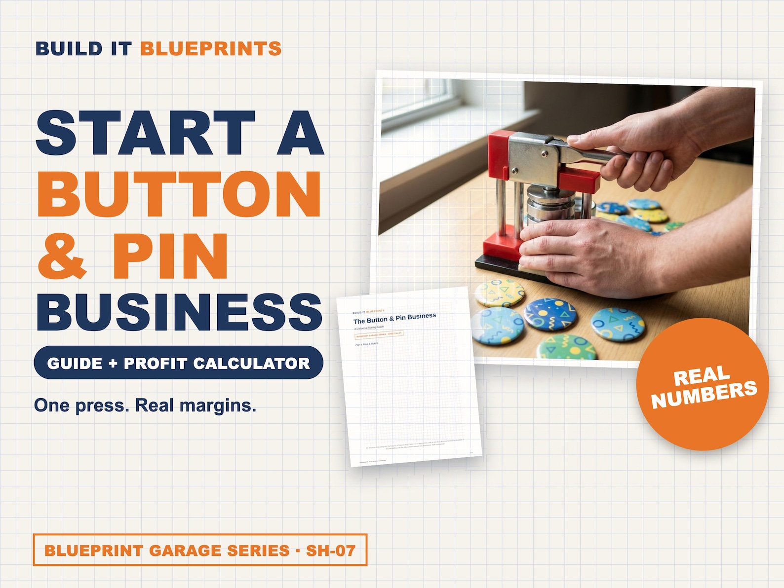 Button Making Business Plan, Pin Back Button Startup Guide + Profit ...