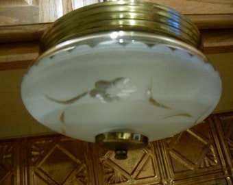 Vintage Hallway Flush Mount Light Fixture
