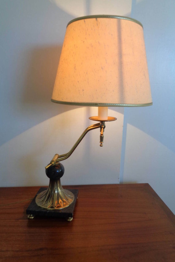 Vintage Brasarble Desk Lamp Table Articulated