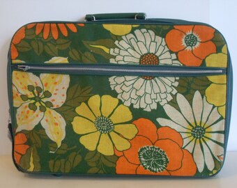 Vintage Vinyl Overnight Bag