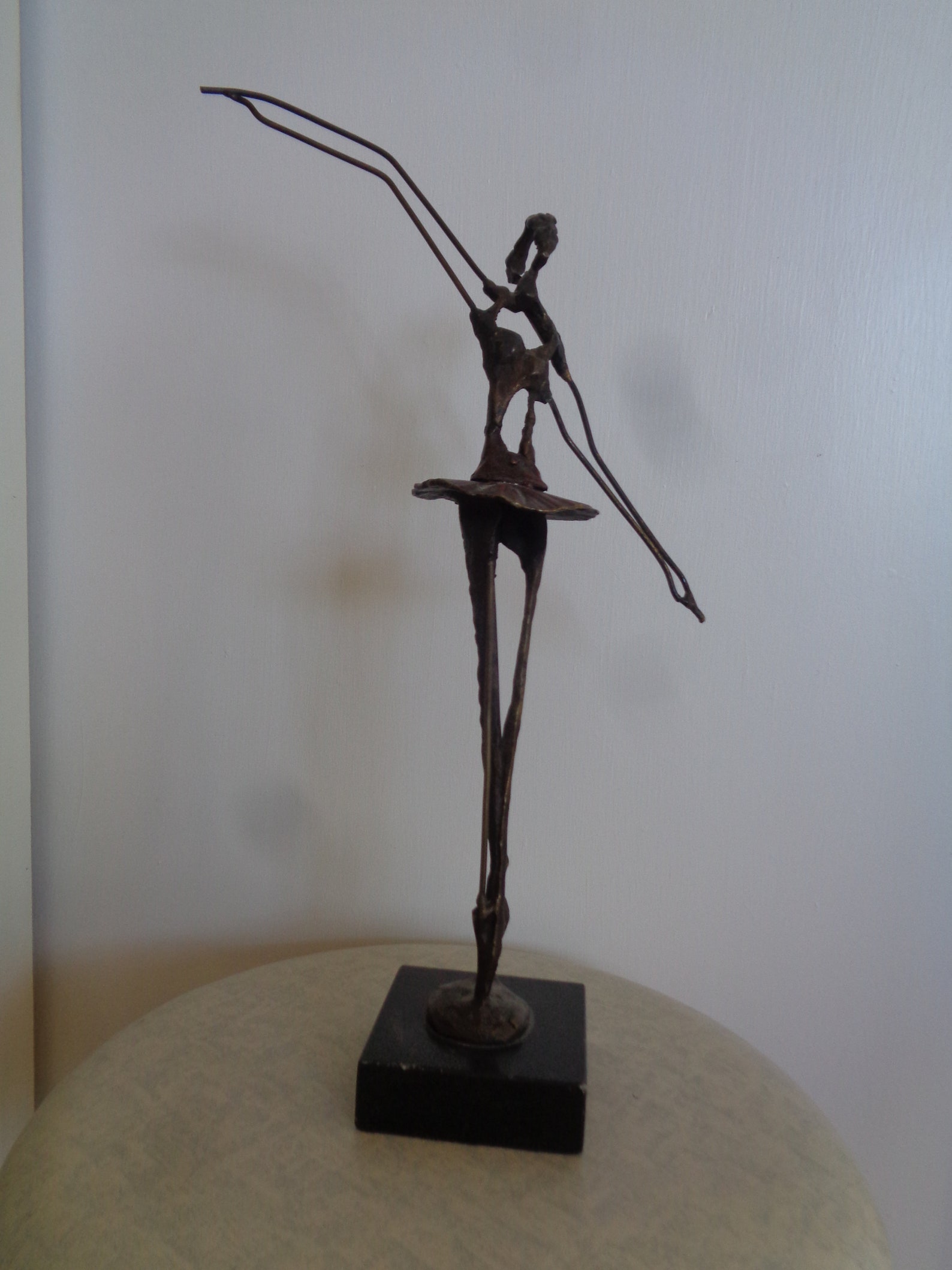 Mid Century Abstract Ballerina Dancer Bronze Sculpture Etsy