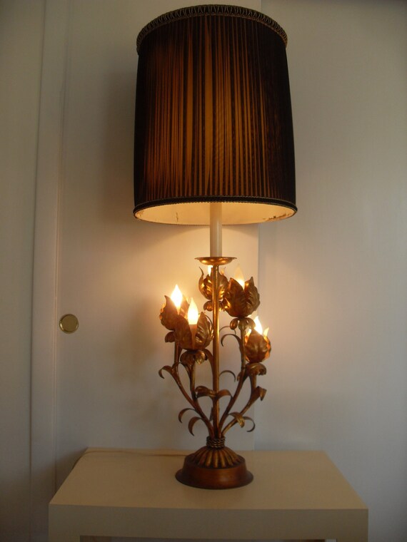 Italian Toleware Table Lamp