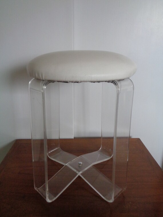 lucite stool