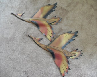 Vintage Mid Century Wall hanging Birds