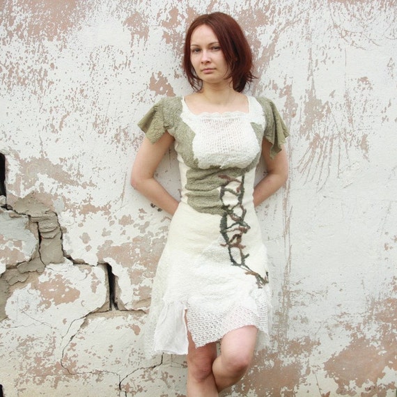 Fairy Wedding Dress Short Wedding Dress Bohemian Wedding Dress Etsy