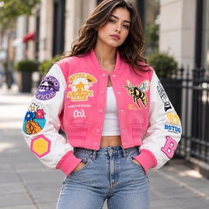 Pink Bomber Jacket