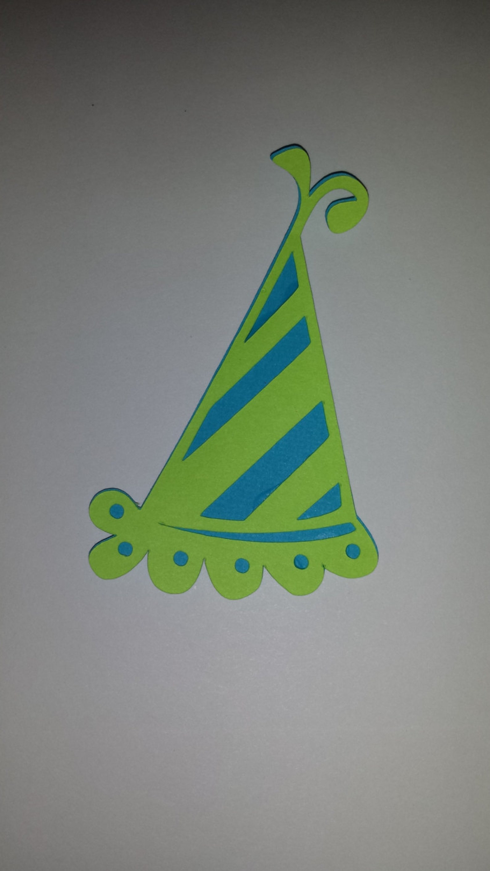 birthday-party-hat-two-part-paper-cut-out-die-cut-etsy