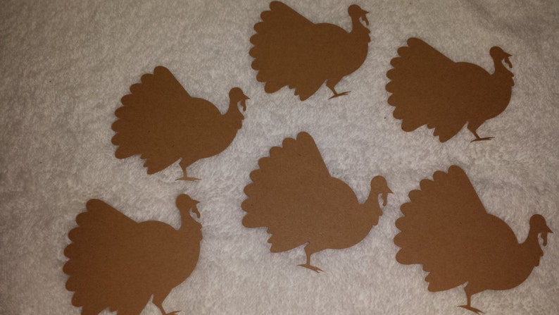 Thanksgiving paper cut out string