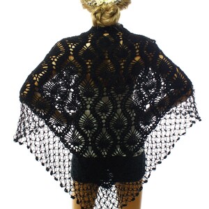 Pineapple Mohair Wedding Shawl Black Crochet Bridal Shawl,Wedding Accessories Cover Ups Shawls Wraps Bridesmaid,Gift Ideas For Her Mom