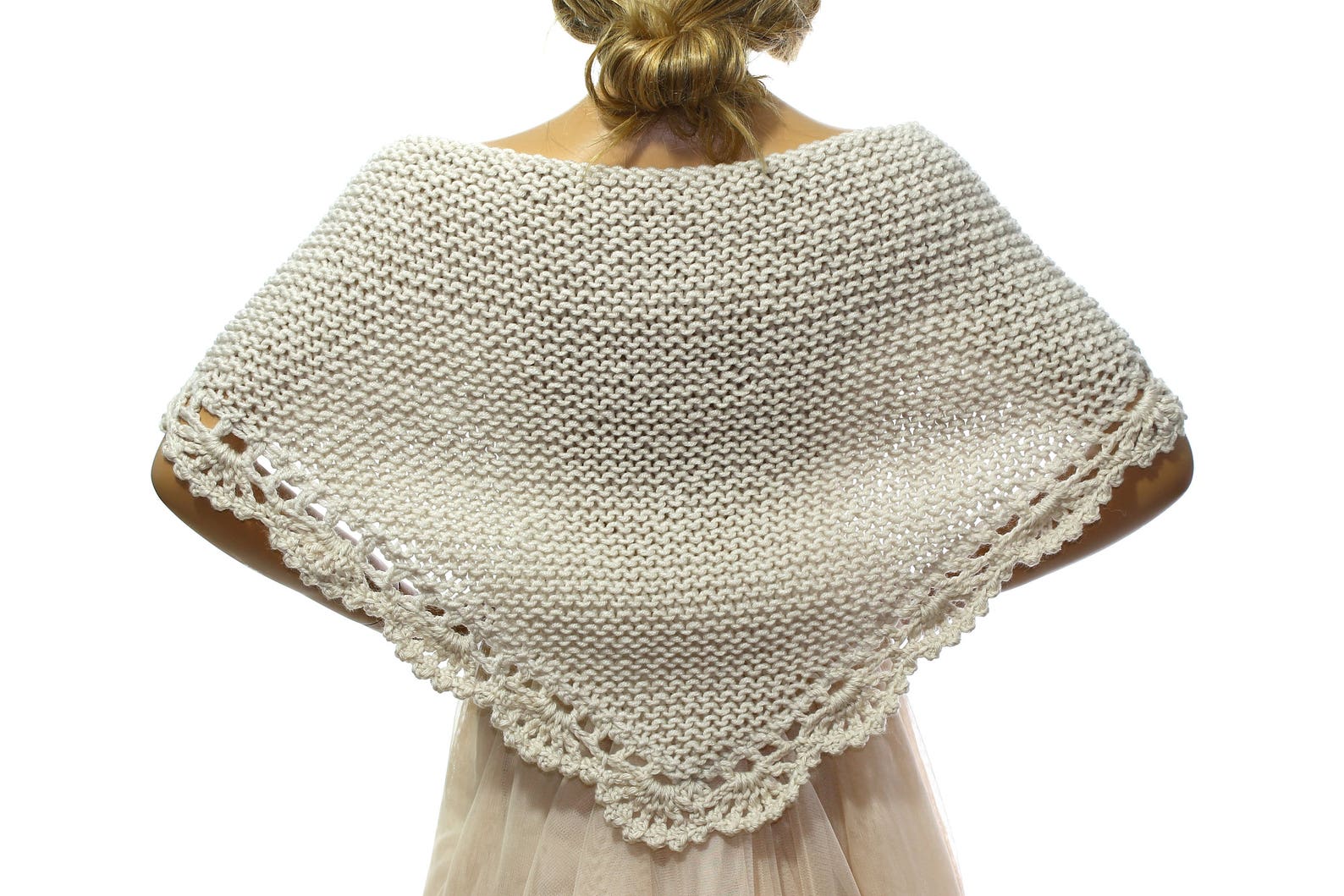 bridal ivory shawl