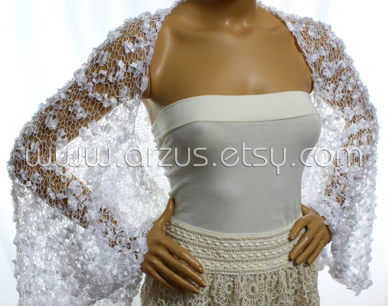 Wedding Shrug Knit White Shrug Cover Ups Shawls Wraps Long Etsy