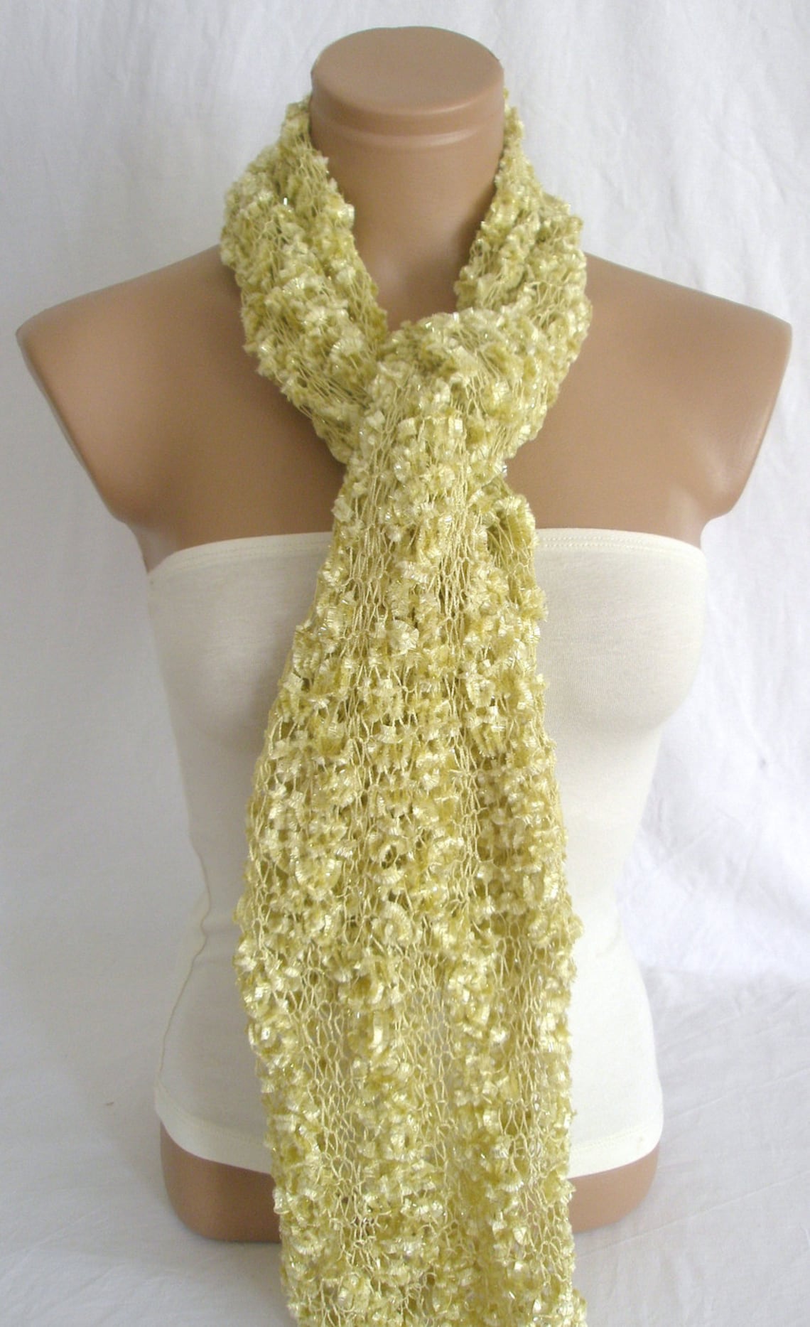 Bebe Gold Knit Shrug (S)