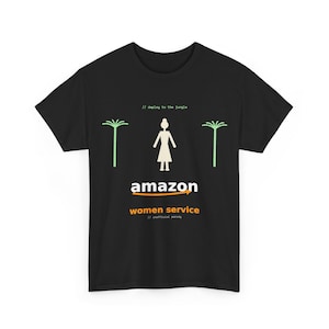 T-shirt Amazon Women Service | Parodie humoristique d'AWS | Cadeau humoristique pour programmeurs