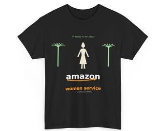 Amazon Women Service T-Shirt | Funny AWS Parody Tee | Programmer Humor Gift