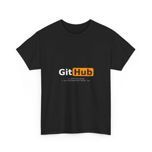 GitHub-Logo-Parodie-T-Shirt | Lustiges Programmierer-T-Shirt | Humorvolles Geschenk für Programmierer