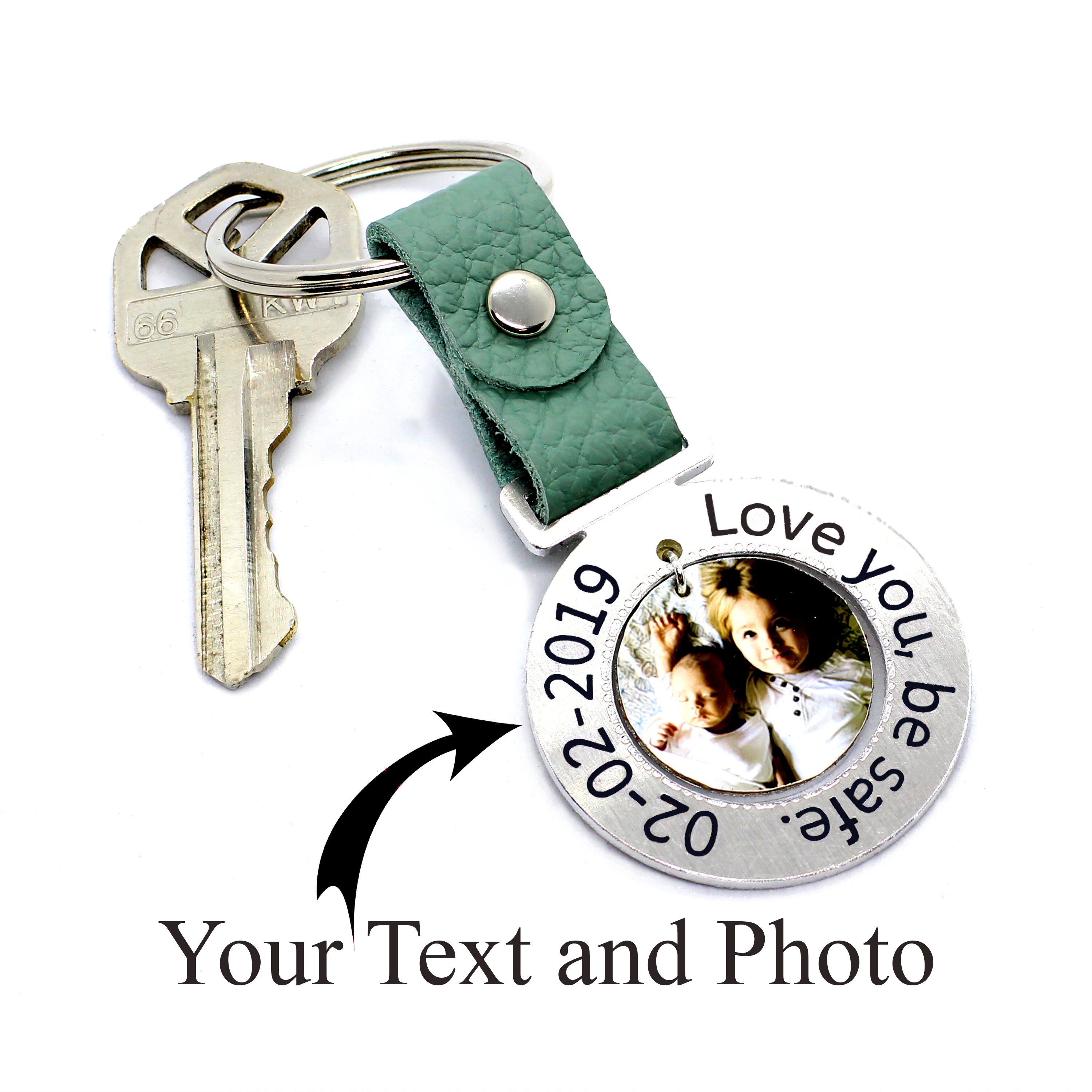 Custom and personalized photo keychain picture keychain for Etsy