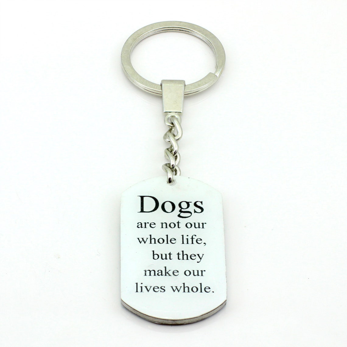 Personalized Pet Dog Tag Keychain Paw Dog Tag Keychain. Pet Etsy