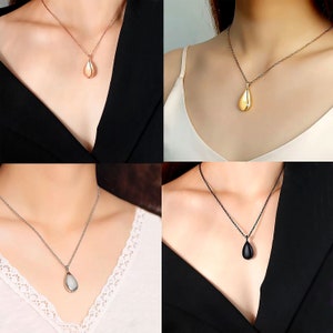 Personalized urn necklace. Teardrop urn necklace. Tear drop necklace. Eternity Circle of Life, Pet Urn necklace. Cremation jewelry