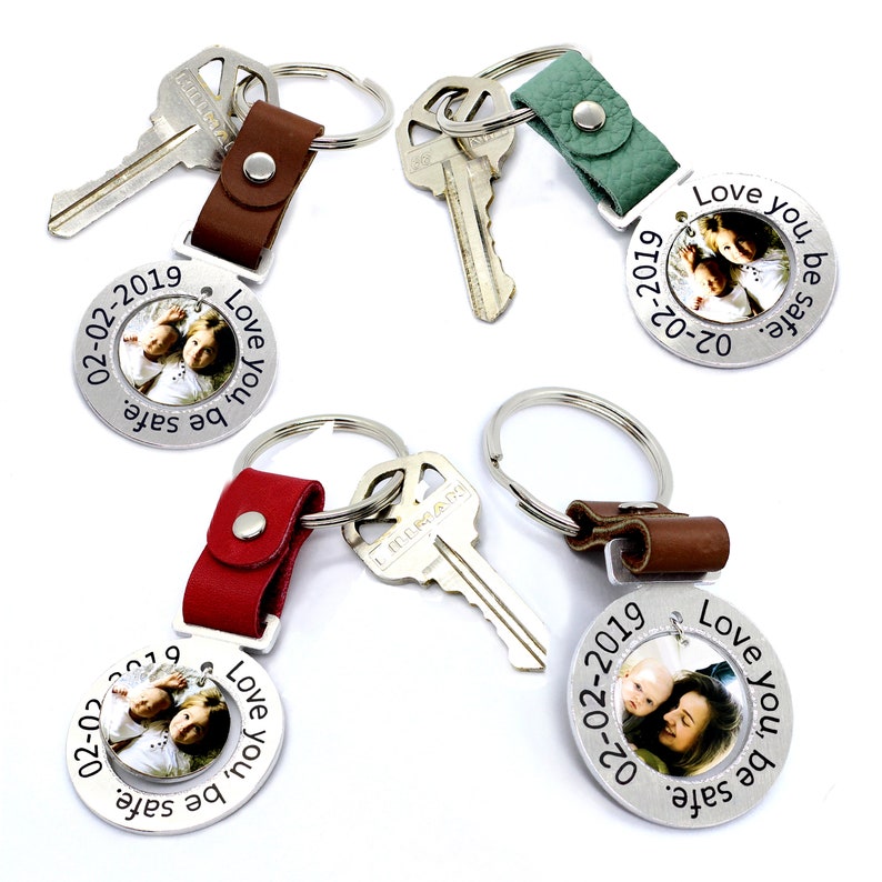 Custom and personalized photo keychain picture keychain for Etsy