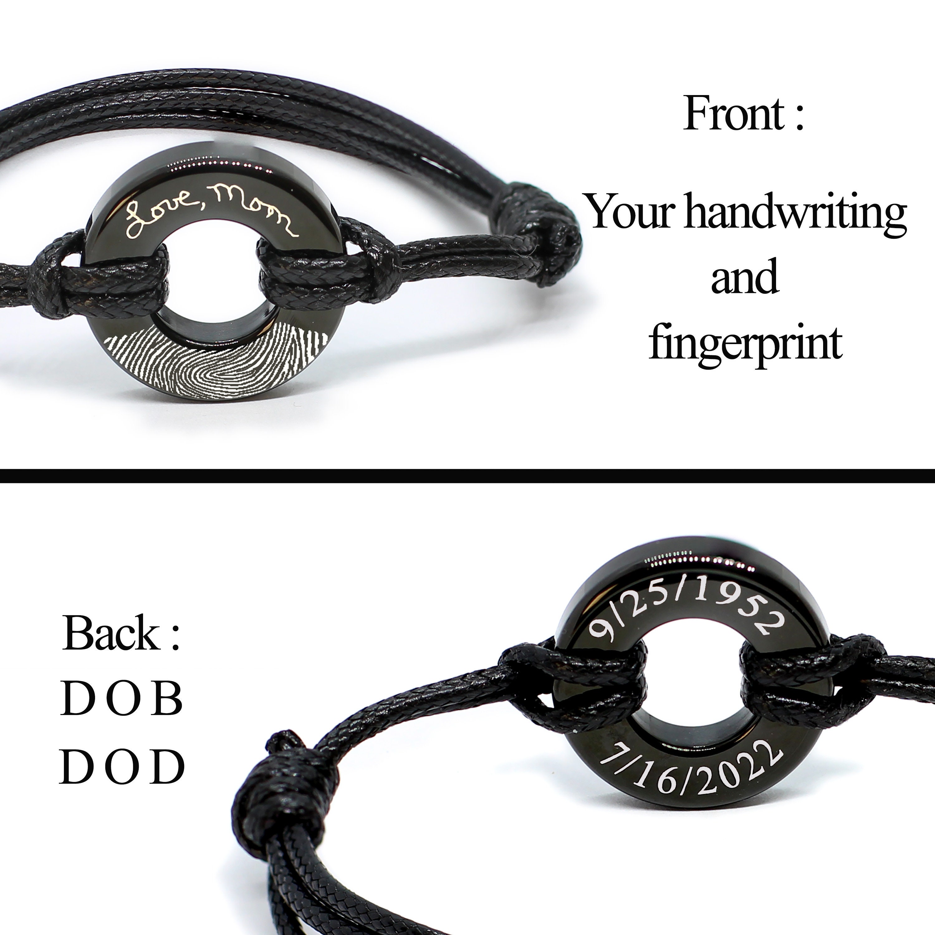 Personalized unisex urn bracelet. silver urn bracelet. Ash urn bracelet. Cremation jewelry, cremation ashes bracelet. fingerprint engraving