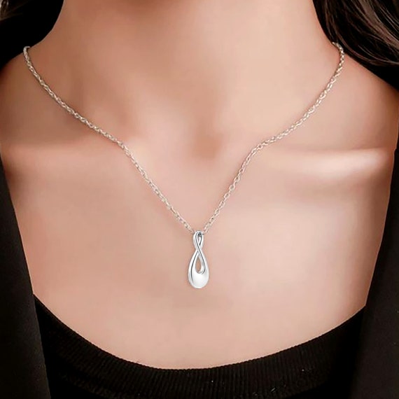 Infinity sale urn necklace
