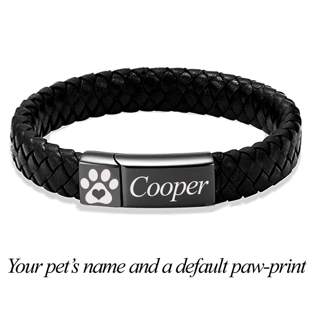 Personalized Urn Bracelet. Braided Leather Urn Bracelet. Ash Etsy