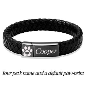 Personalized urn bracelet. Braided leather urn bracelet. Ash urn bracelet. Cremation jewelry, cremation ashes bracelet. EKG strip engraving