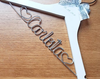 Baptism / Christening Hanger Gift -Personalized & Custom for Child, Baby, or Toddler - Small Hanger for Flower Girl