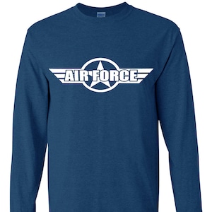 Air Force Shirt Long Sleeve Tee Mens Gifts