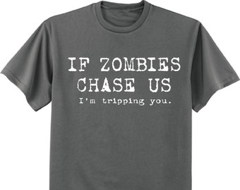 Funny Zombie Shirt Mens Graphic Tees