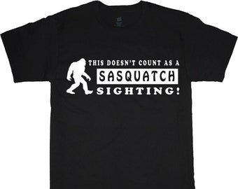 Funny Big and Tall Shirts Men Sasquatch Bigfoot