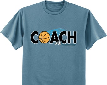 T-shirt cadeaux d’entraîneur de basket-ball